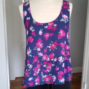Woman floral blouse